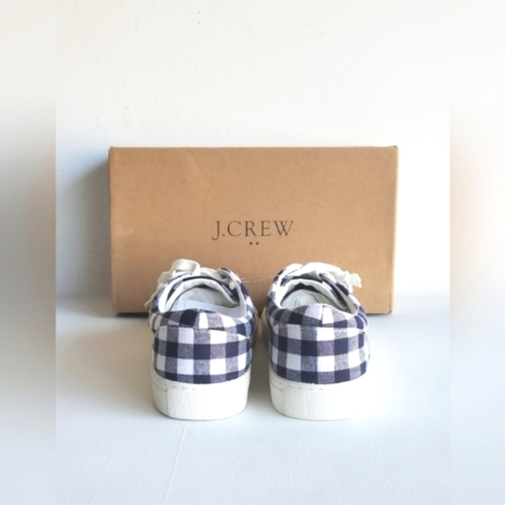 J.Crew Road Trip Printed Canvas Lace Up Sneakers - Picture 10 of 10